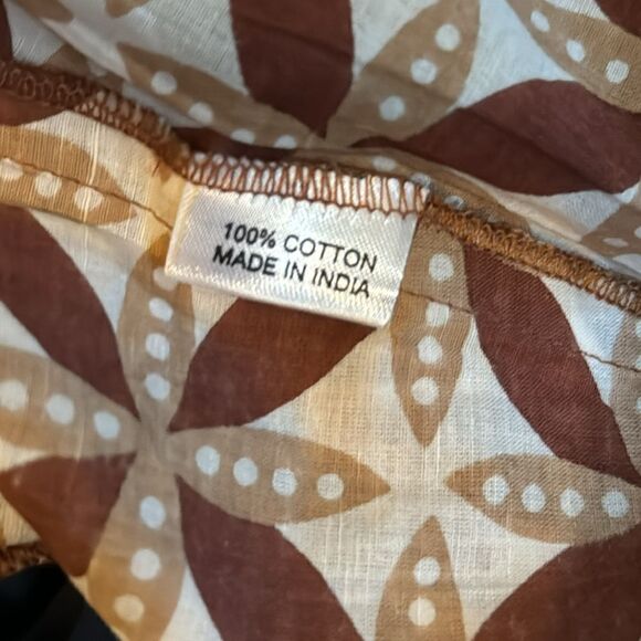 Livro Ruffle Hem Dress, Mocha Geo M - Picture 5 of 5